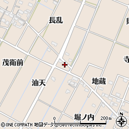 愛知県豊田市畝部東町油天周辺の地図