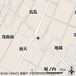 愛知県豊田市畝部東町（油天）周辺の地図