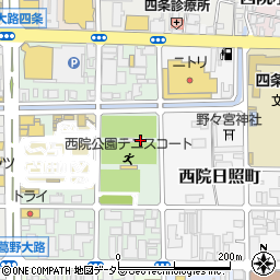 京都府京都市右京区西院安塚町37周辺の地図