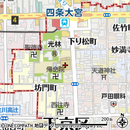 京都市立洛友中学校周辺の地図