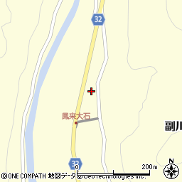 愛知県新城市副川土林8周辺の地図
