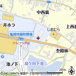 ＪＡ京都篠周辺の地図