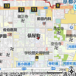京都府京都市下京区俵屋町301周辺の地図