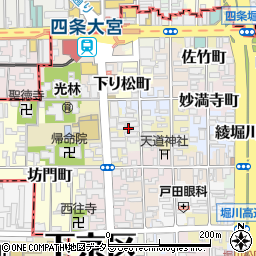 京都府京都市下京区塩屋町180周辺の地図