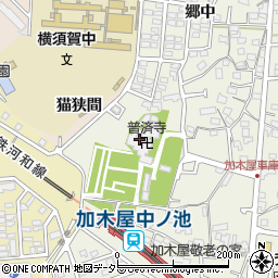 愛知県東海市加木屋町西御門23周辺の地図
