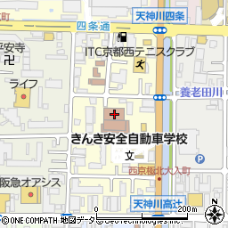 京都府京都市右京区西院西貝川町57周辺の地図
