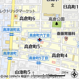 高倉町６周辺の地図