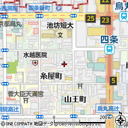 京都府京都市下京区白楽天町517周辺の地図