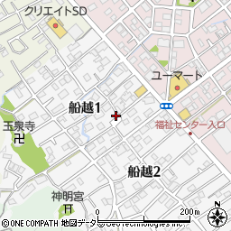 子安地蔵堂周辺の地図