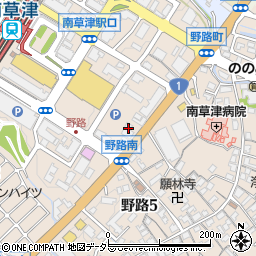 鶴橋風月 南草津店周辺の地図