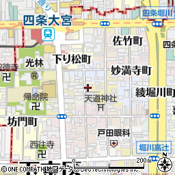 京都府京都市下京区塩屋町177周辺の地図