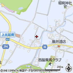 兵庫県西脇市上比延町598周辺の地図