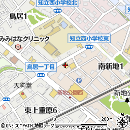 ガスト知立店周辺の地図