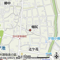 愛知県東海市加木屋町畑尻周辺の地図