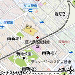 愛知県知立市新地町番割周辺の地図