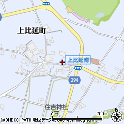兵庫県西脇市上比延町193周辺の地図
