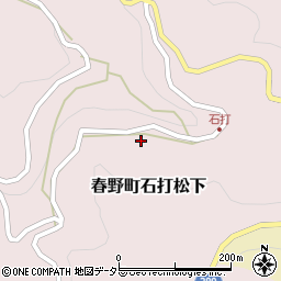 静岡県浜松市天竜区春野町石打松下276周辺の地図