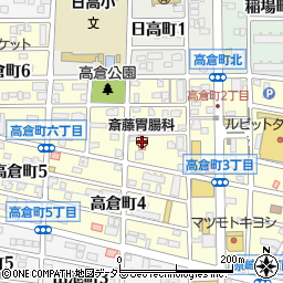 斎藤胃腸科周辺の地図