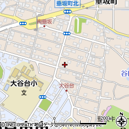三重県四日市市垂坂町361周辺の地図