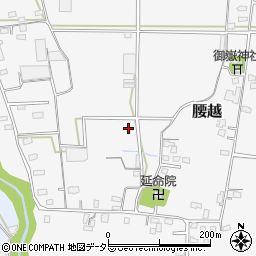 千葉県館山市腰越周辺の地図