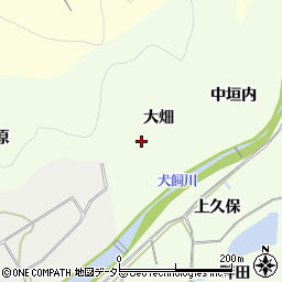 京都府亀岡市曽我部町西条（大畑）周辺の地図