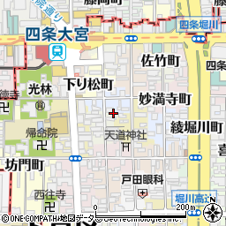 京都府京都市下京区塩屋町172周辺の地図