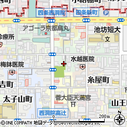 京都府京都市下京区矢田町周辺の地図