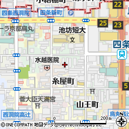 京都府京都市下京区善長寺町139周辺の地図