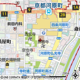 京都市役所　教育委員会教員養成支援室周辺の地図