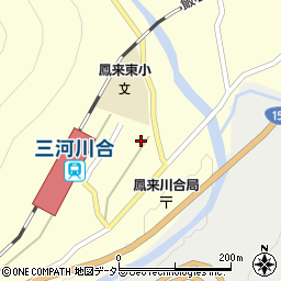 愛知県新城市川合コシ56-1周辺の地図