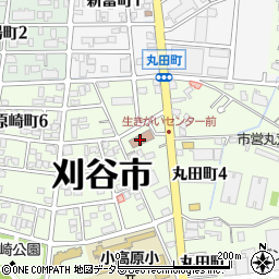刈谷市役所　生きがいセンター周辺の地図