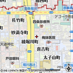 堀川通四条ビル周辺の地図