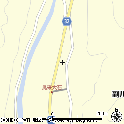 愛知県新城市副川土林12-1周辺の地図