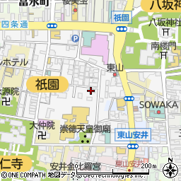 祇園 花咲周辺の地図