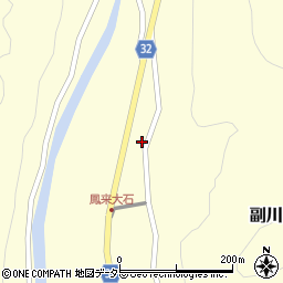 愛知県新城市副川土林12-2周辺の地図