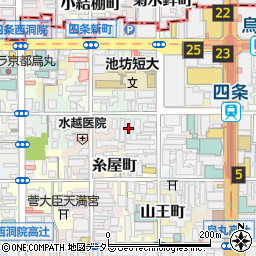 京都府京都市下京区善長寺町144周辺の地図