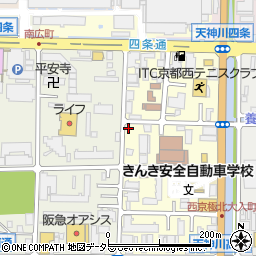 京都府京都市右京区西院西貝川町53-3周辺の地図