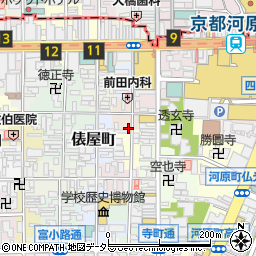 京都府京都市下京区足袋屋町328周辺の地図