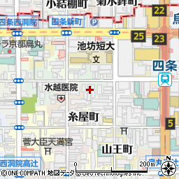 京都府京都市下京区善長寺町143周辺の地図