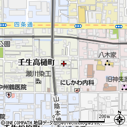 京都府京都市中京区壬生高樋町48周辺の地図