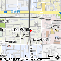 京都府京都市中京区壬生高樋町48-18周辺の地図