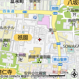 祇園 はやかわ 南店周辺の地図