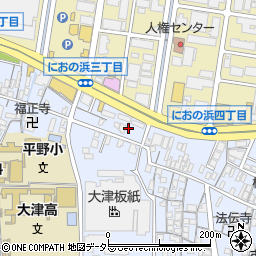 滋賀県大津市馬場1丁目17-30周辺の地図