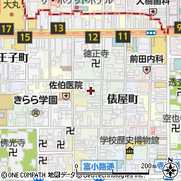 京都府京都市下京区塩屋町58周辺の地図