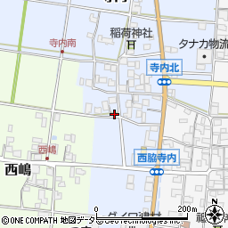 兵庫県西脇市寺内49-1周辺の地図