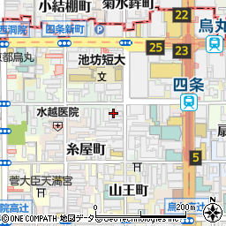 京都府京都市下京区善長寺町152周辺の地図