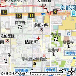 京都府京都市下京区足袋屋町317周辺の地図