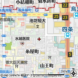 京都府京都市下京区善長寺町147周辺の地図