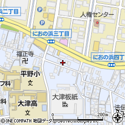 滋賀県大津市馬場1丁目17-33周辺の地図