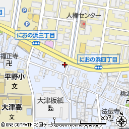 滋賀県大津市馬場1丁目18-14周辺の地図